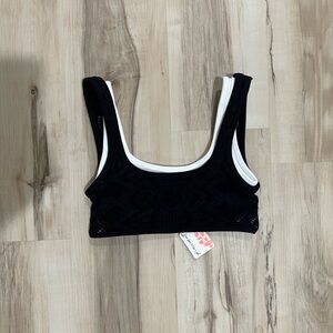 Double Take Layered Sports Bra
